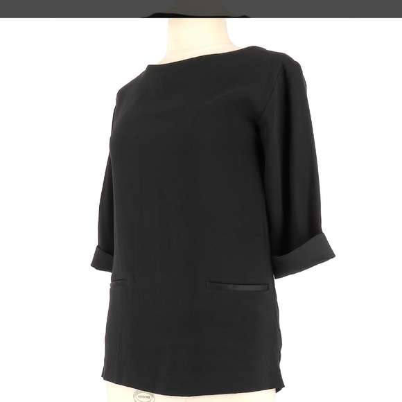 Lacoste Black Women's Blouse NWT - Picture 2 of 7